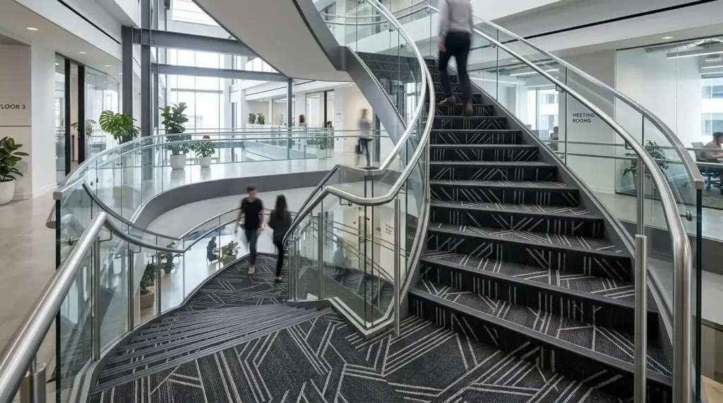 Commercial Staircase Carpet Dubai