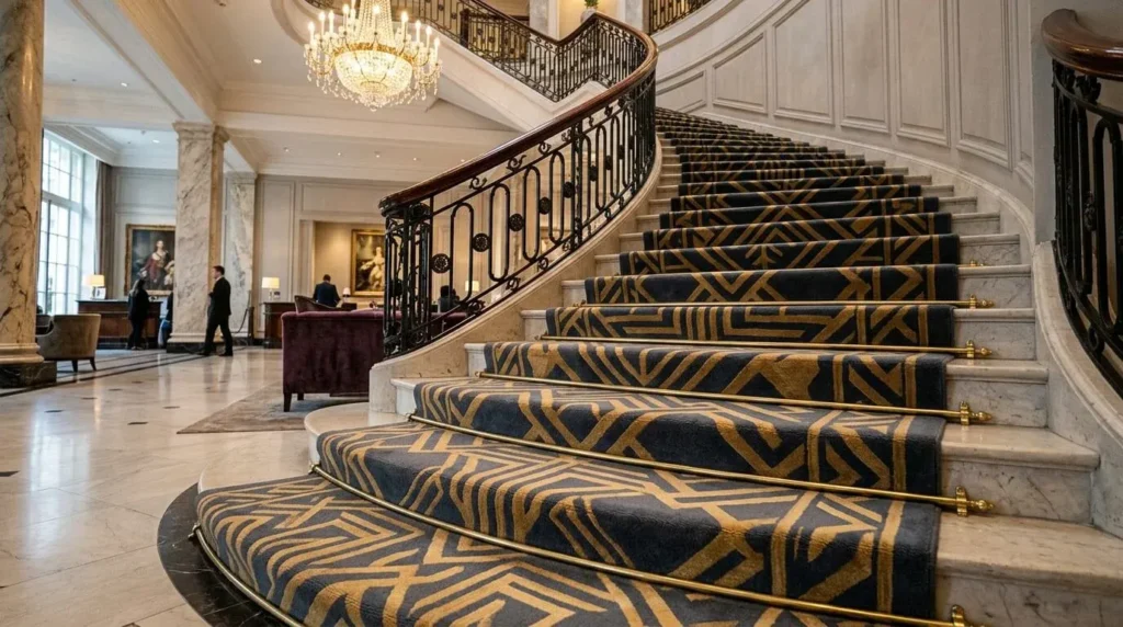 Hotel Staircase Carpet Dubai